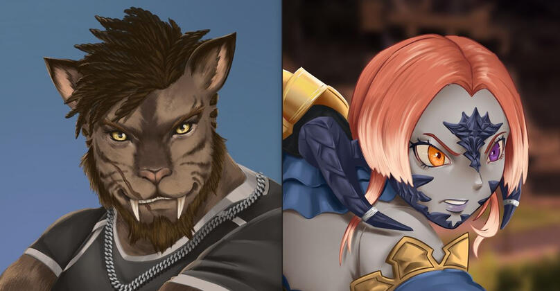 (render) Portrait from 80$ to 90$